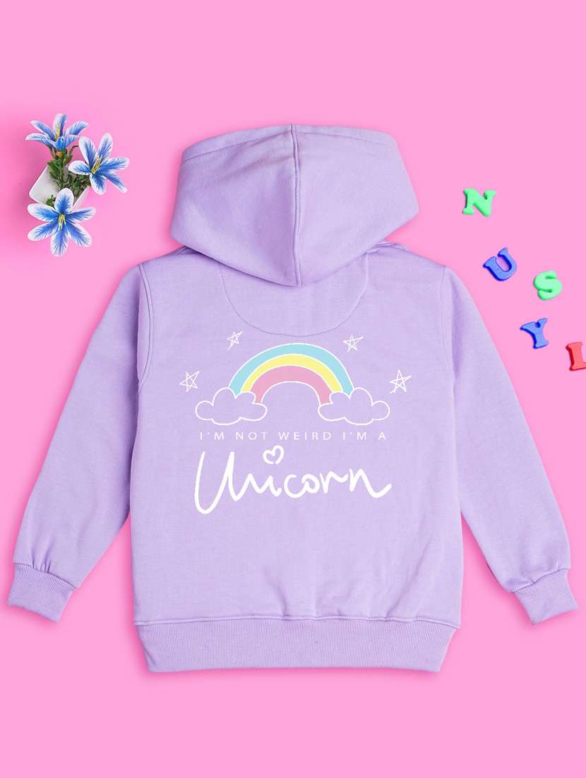 lavender hooded neck sweatshirts - 20684880 -  Standard Image - 2