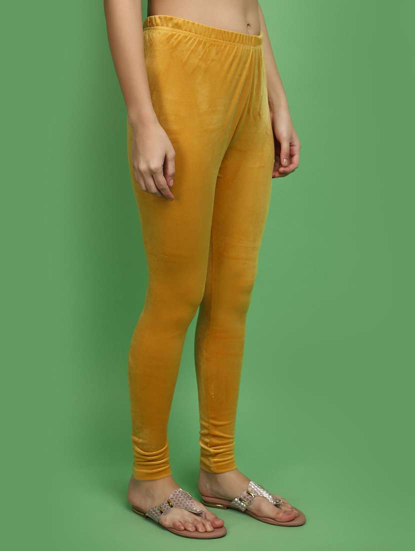 women solid full length legging - 20685868 -  Standard Image - 2