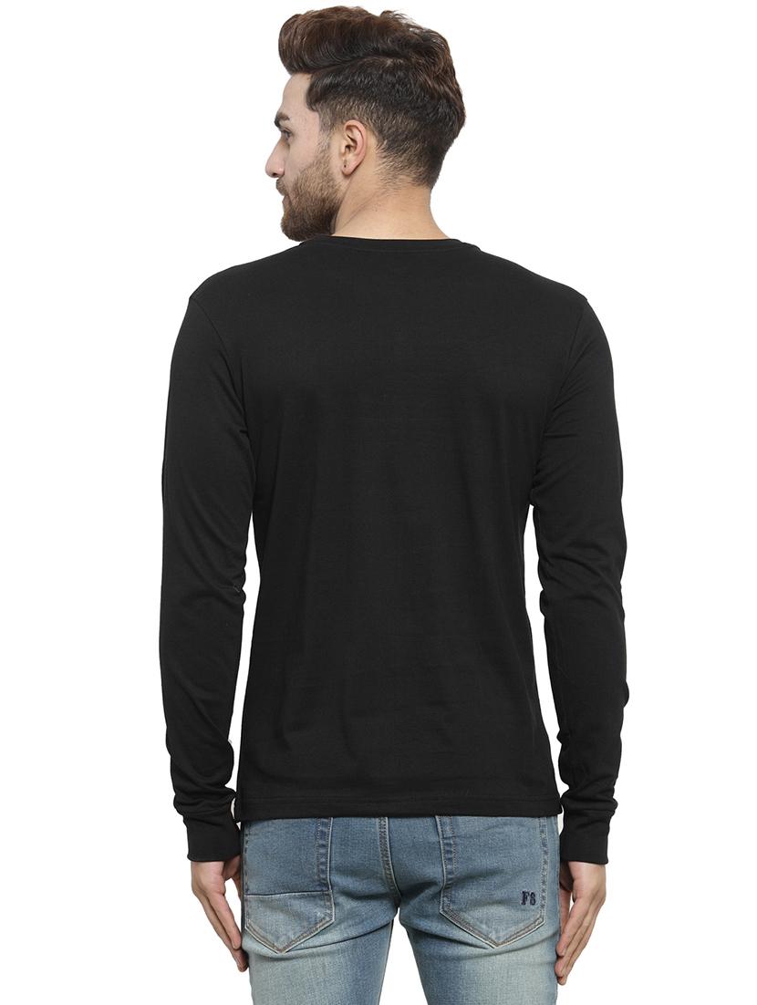 men round neck chest print t-shirt - 20685923 - Standard Image - 2