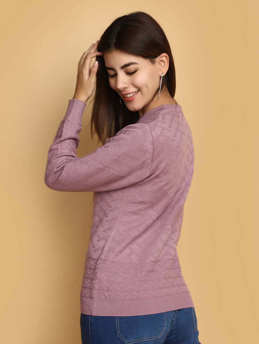 women embellished long sleeves pullover - 20686161 -  Standard Image - 2