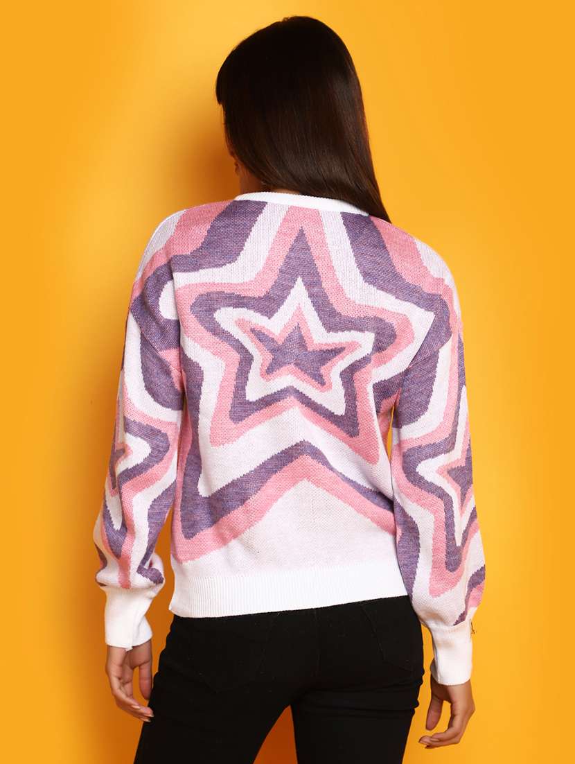 women self designed long sleeves cardigan - 20686168 -  Standard Image - 2