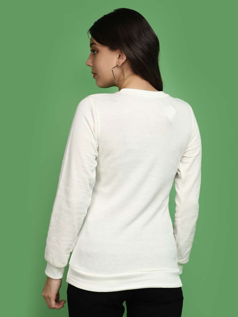 women floral print long sleeves pullover - 20686194 -  Standard Image - 2