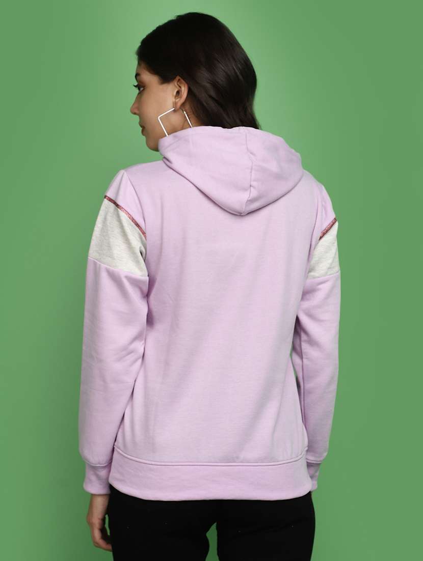 women front print long sleeve sweatshirt - 20686421 -  Standard Image - 2