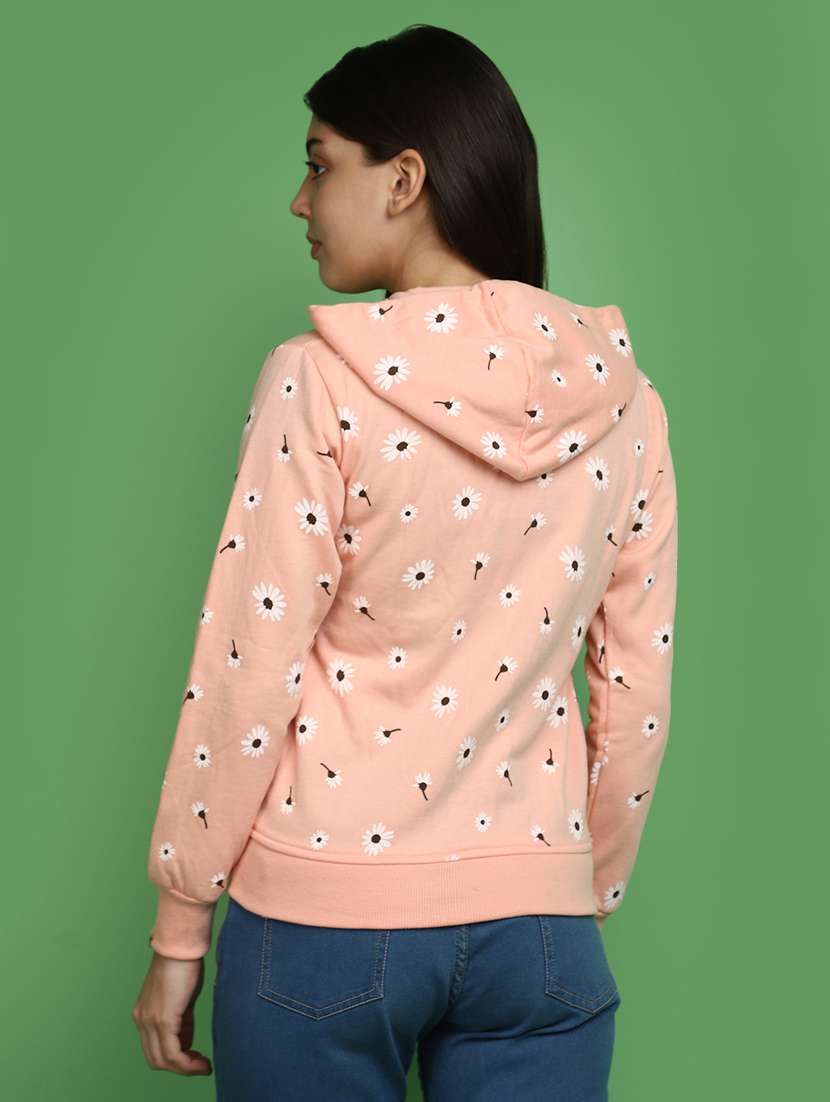 women front print long sleeve sweatshirt - 20686427 -  Standard Image - 2