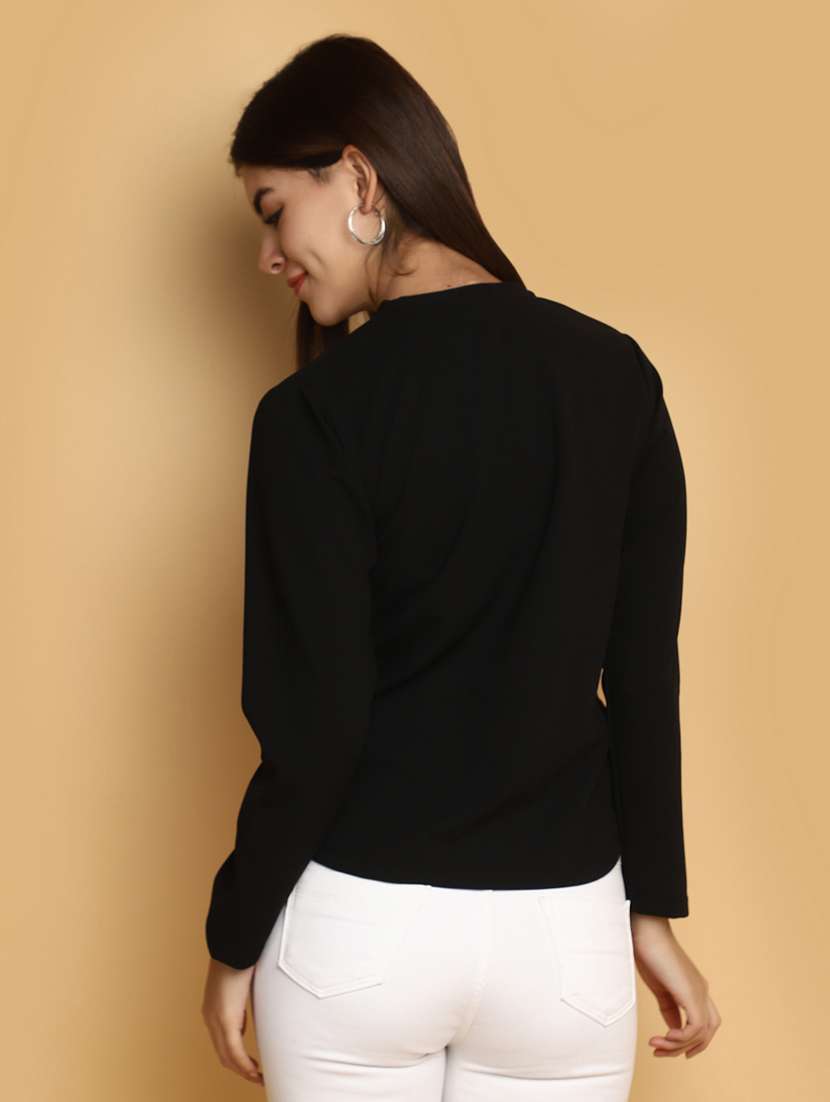 women front print long sleeve sweatshirt - 20686436 -  Standard Image - 2