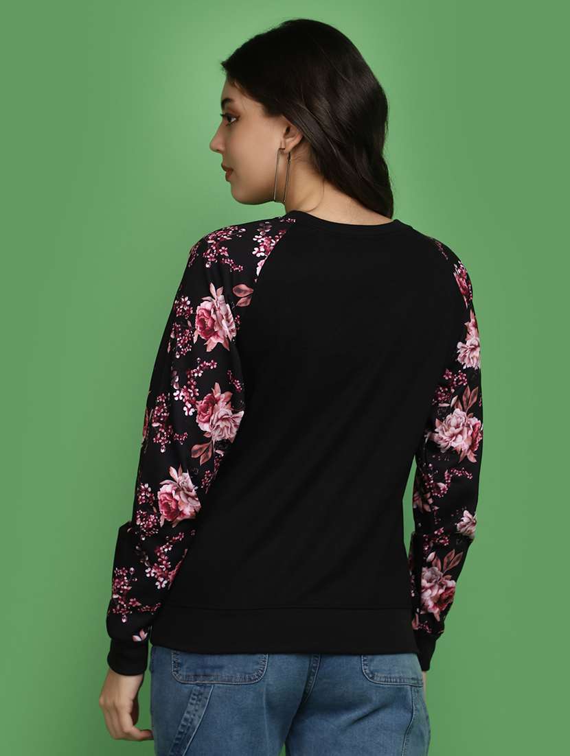 women placement print long sleeve sweatshirt - 20686442 - Standard Image - 2