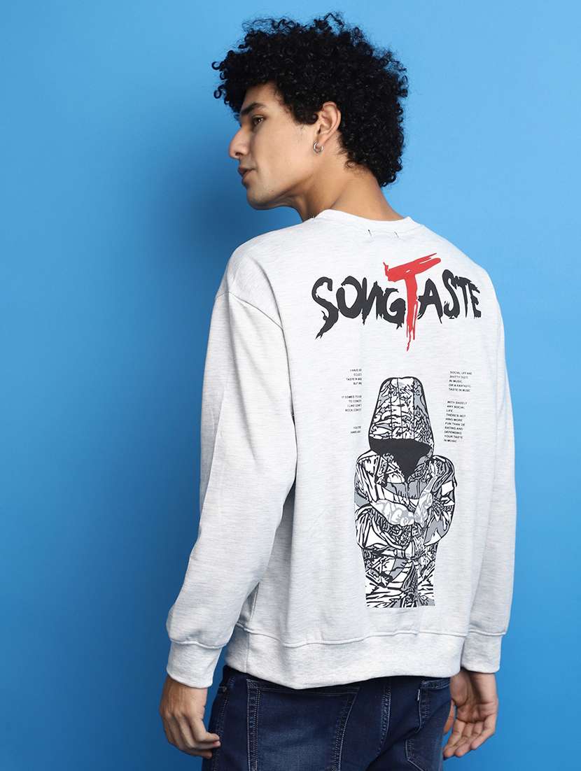 light grey cotton regular sweatshirt - 20686691 -  Standard Image - 2