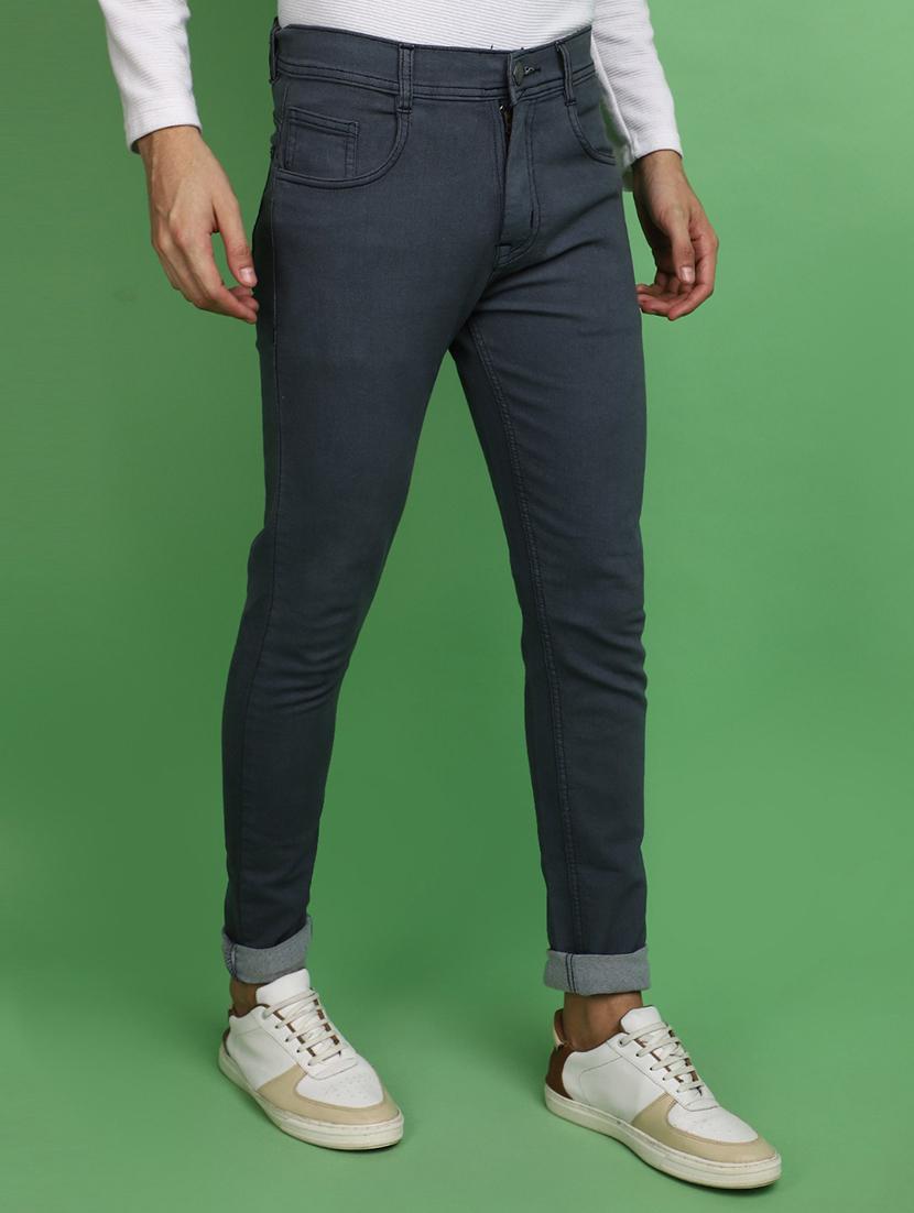 mens slim fit plain jeans - 20686878 - Standard Image - 2