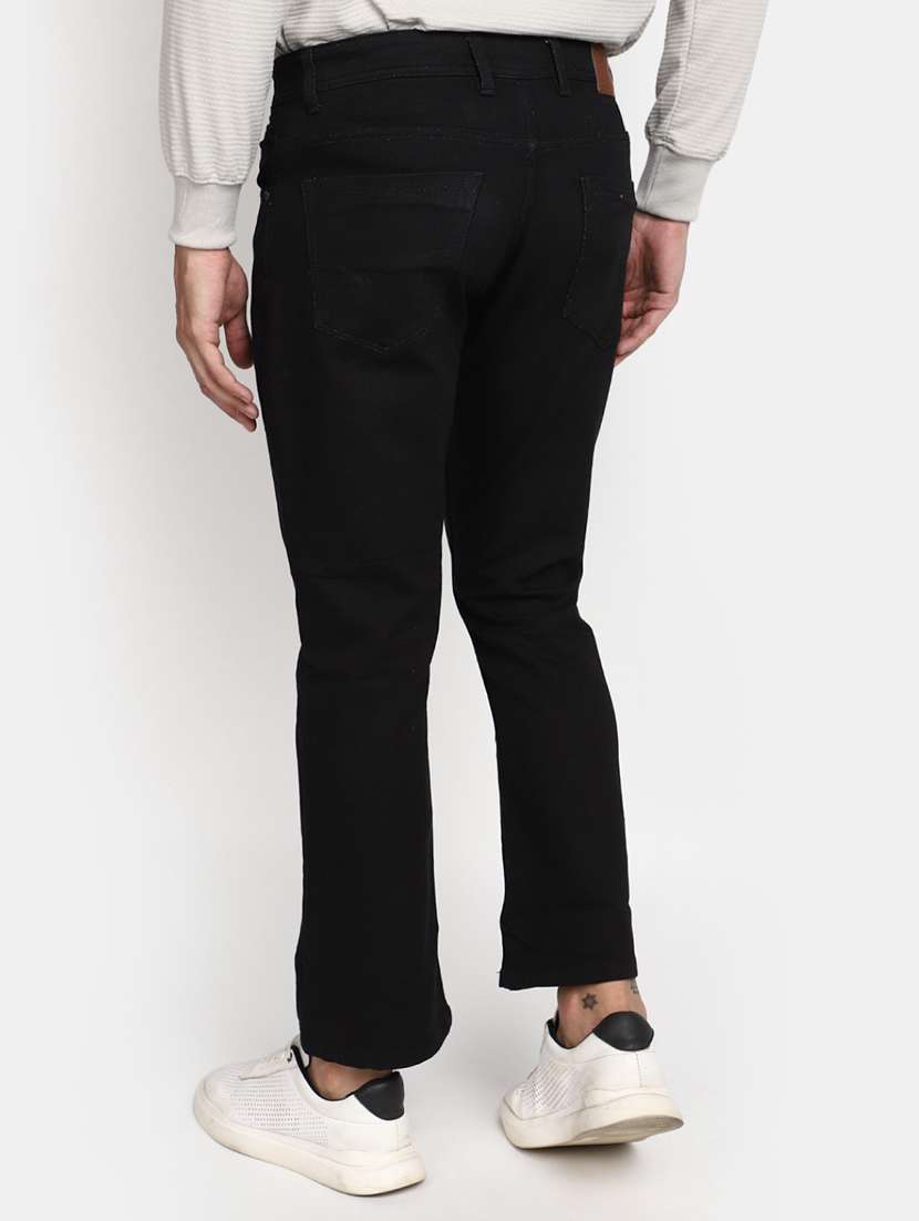 Mens Straight Fit Plain Jeans - 20686919 -  Standard Image - 2