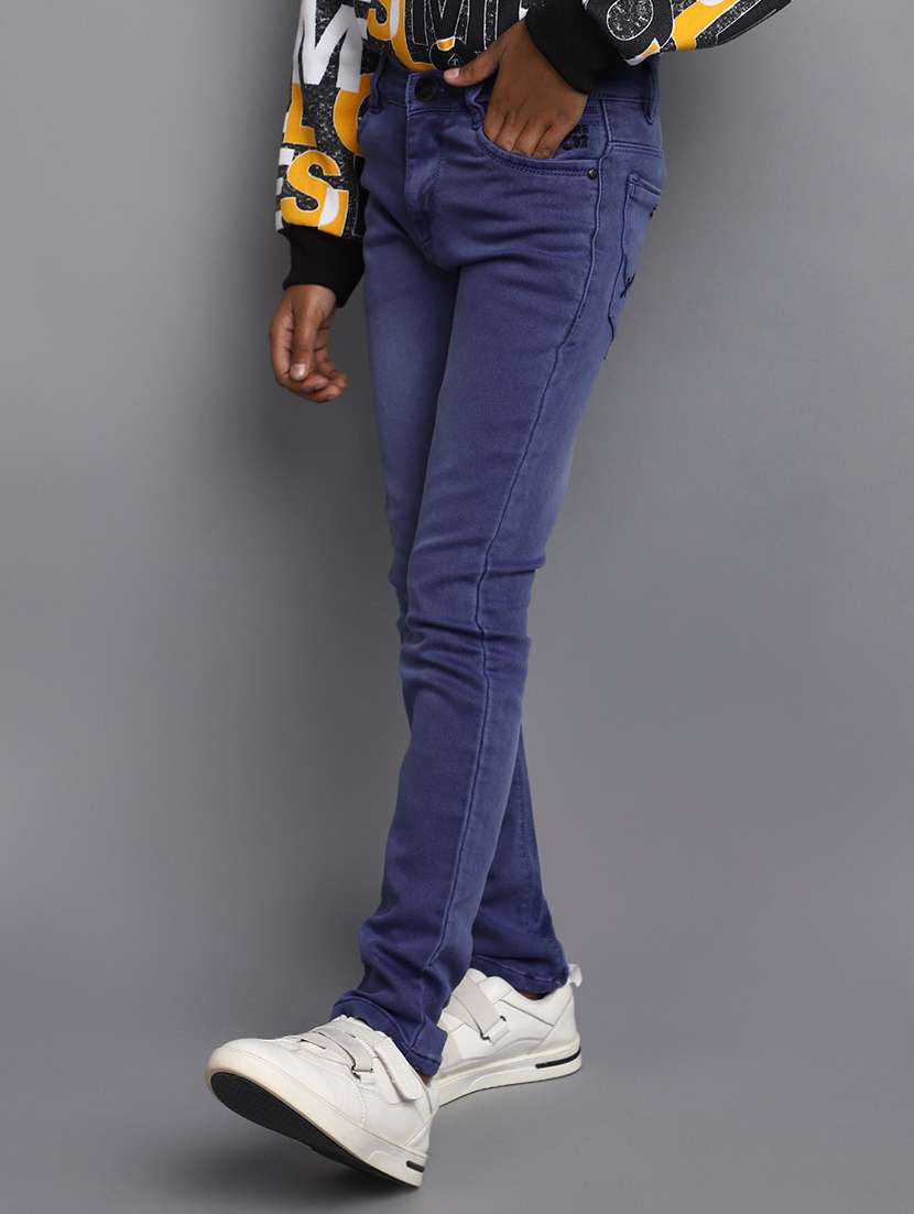 boy's plain slim fit jeans - 20686961 -  Standard Image - 2