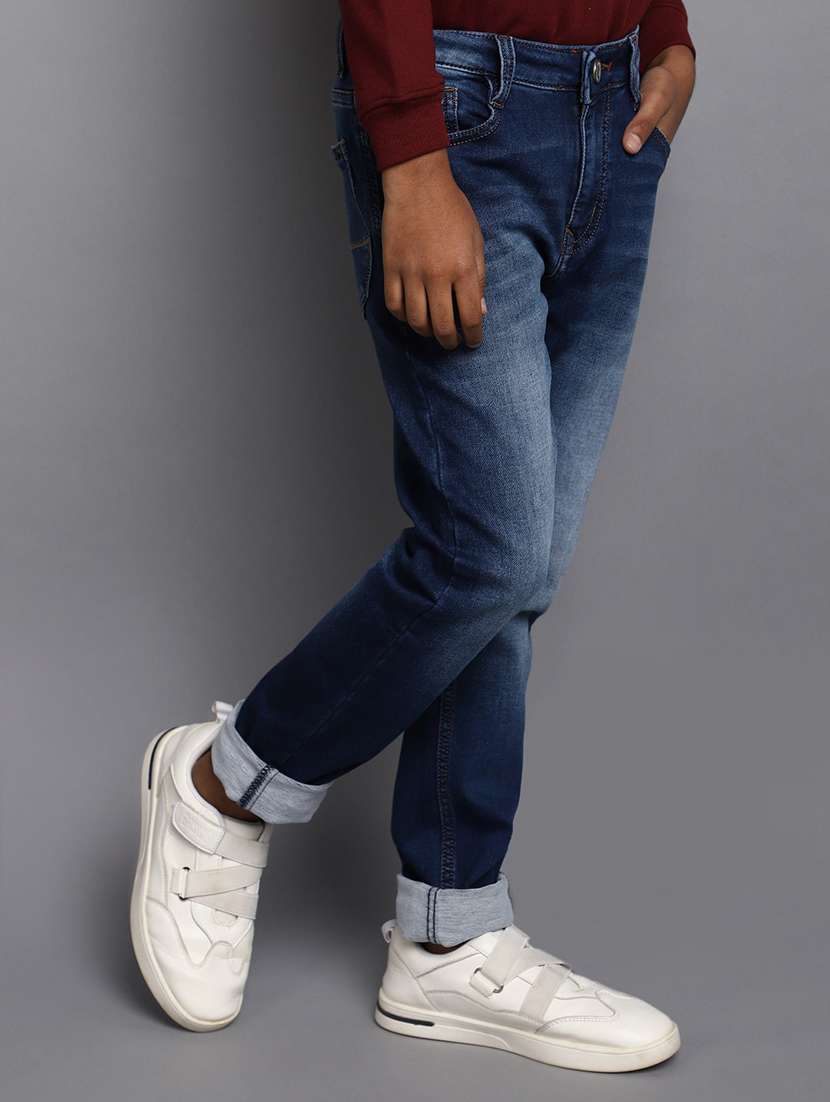 boy's plain slim fit jeans - 20686967 -  Standard Image - 2