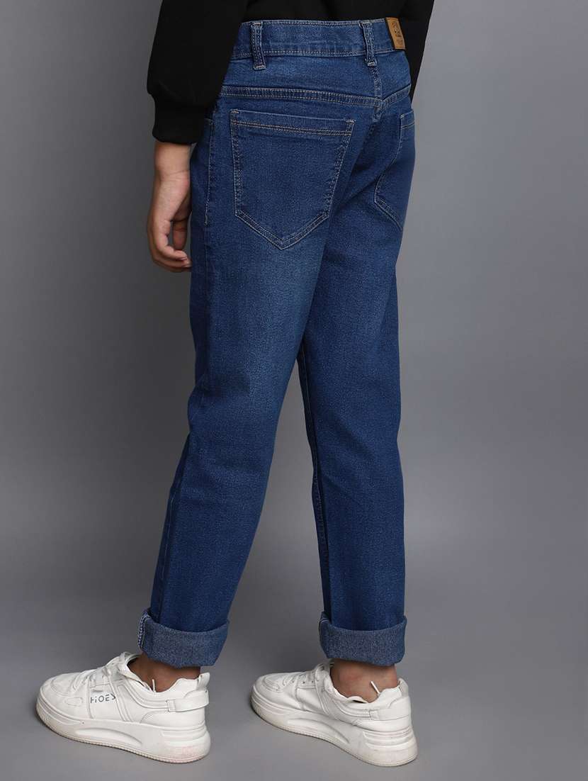 boy's plain slim fit jeans - 20686970 -  Standard Image - 2