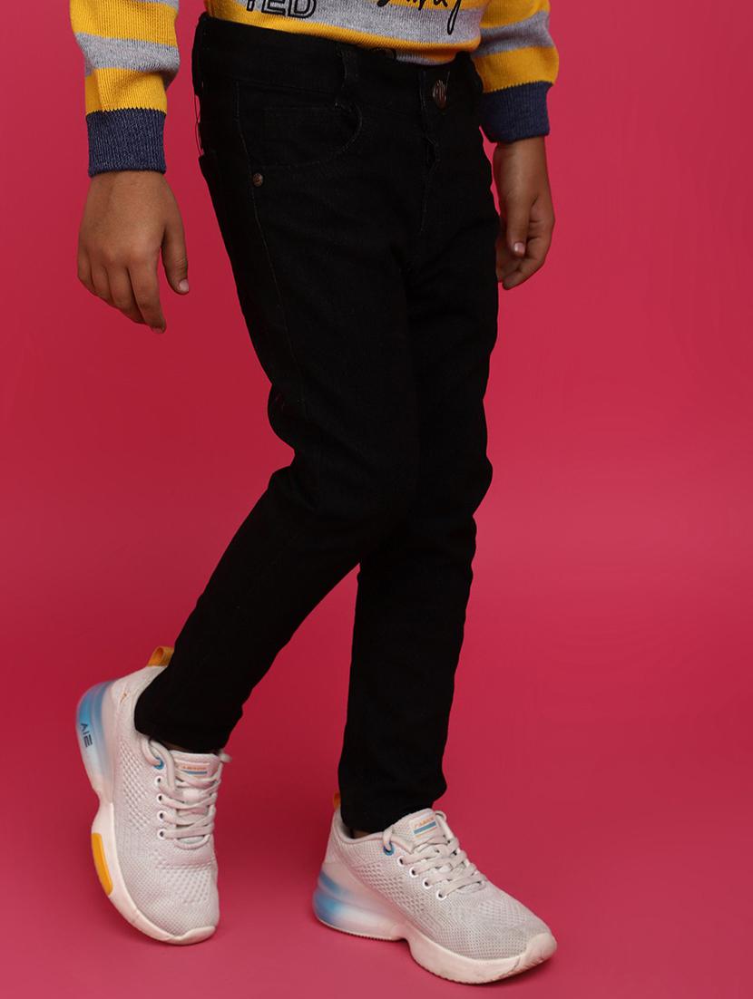 boy's plain slim fit jeans - 20686980 - Standard Image - 2