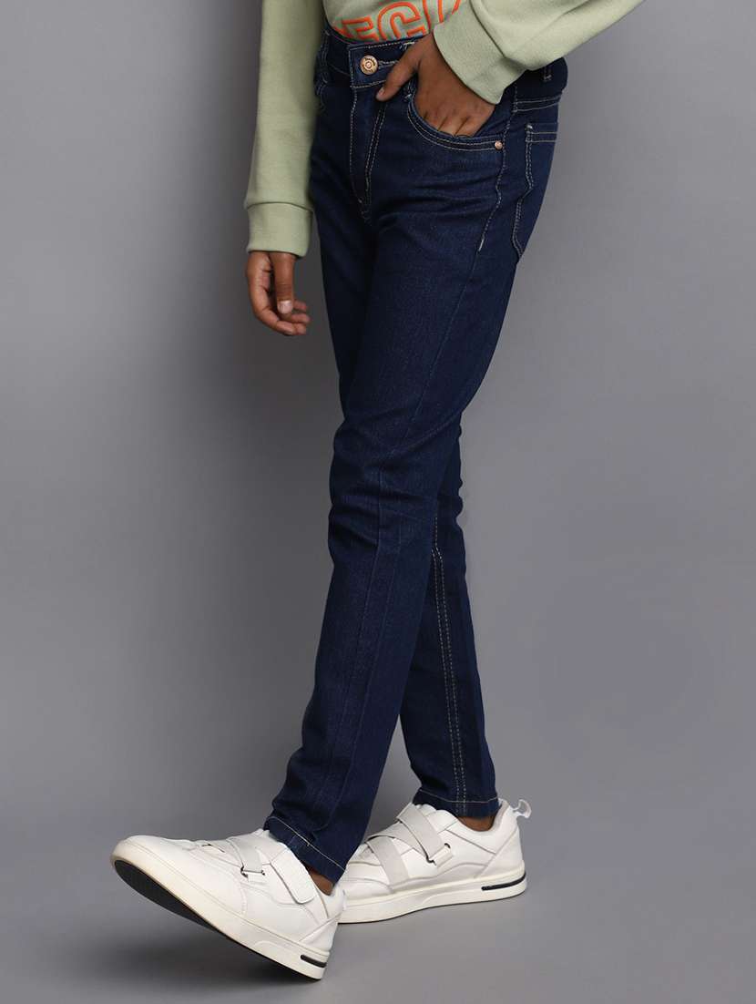 boy's plain slim fit jeans - 20686983 -  Standard Image - 2