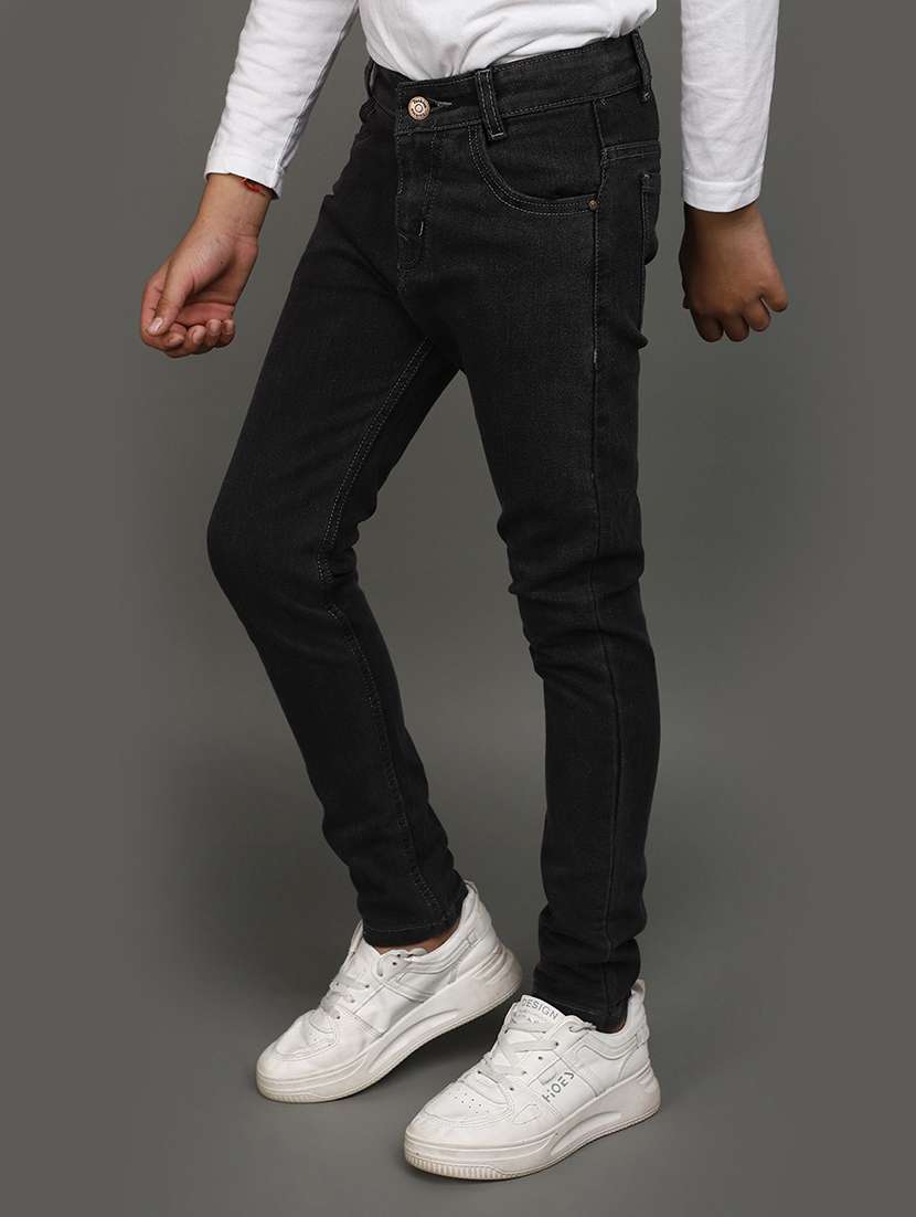 boy's plain slim fit jeans - 20687031 -  Standard Image - 2