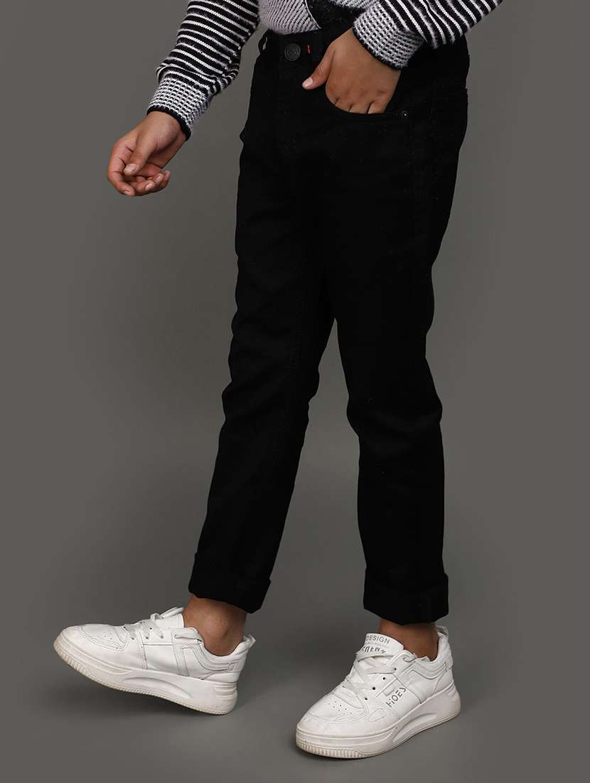 boy's plain slim fit jeans - 20687038 -  Standard Image - 2