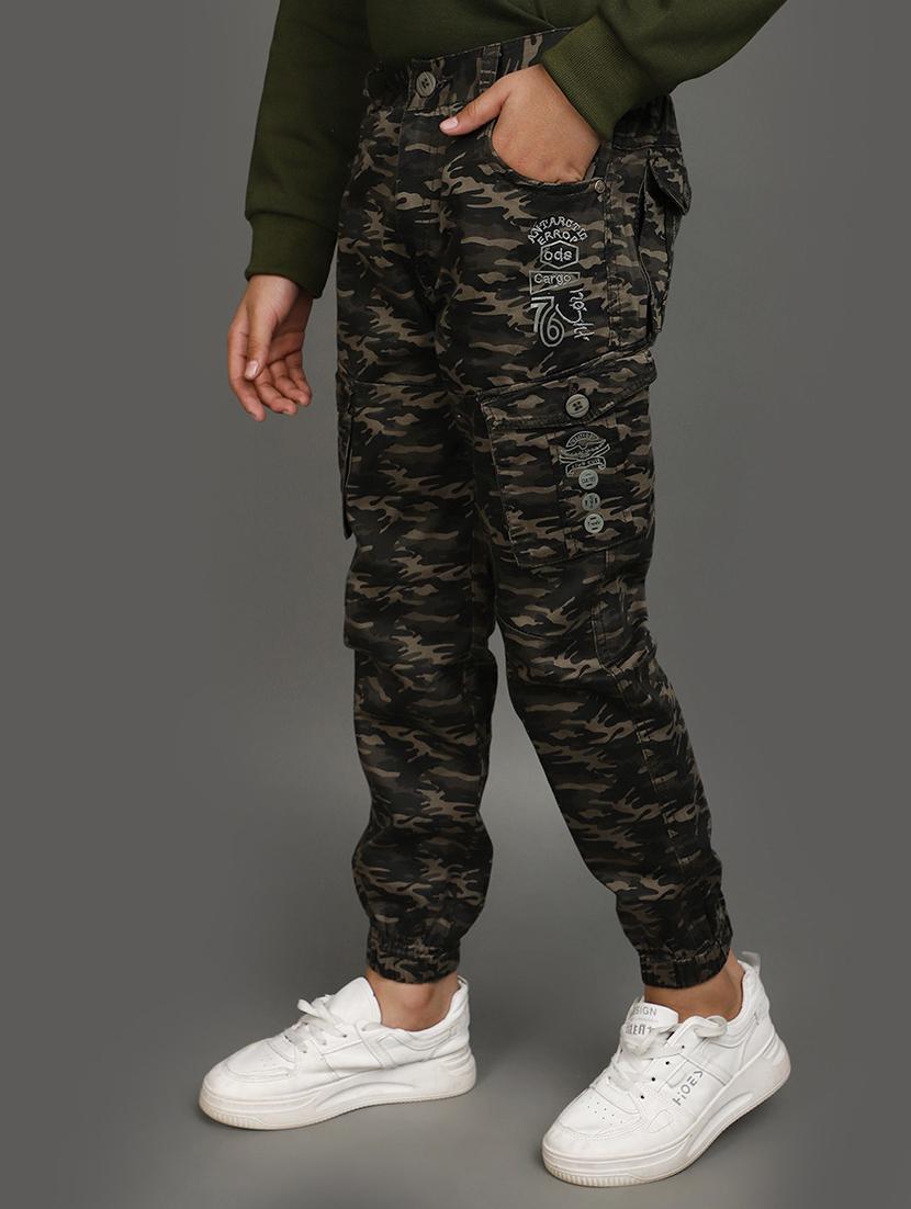 boys mid rise camouflage joggers - 20687056 - Standard Image - 2