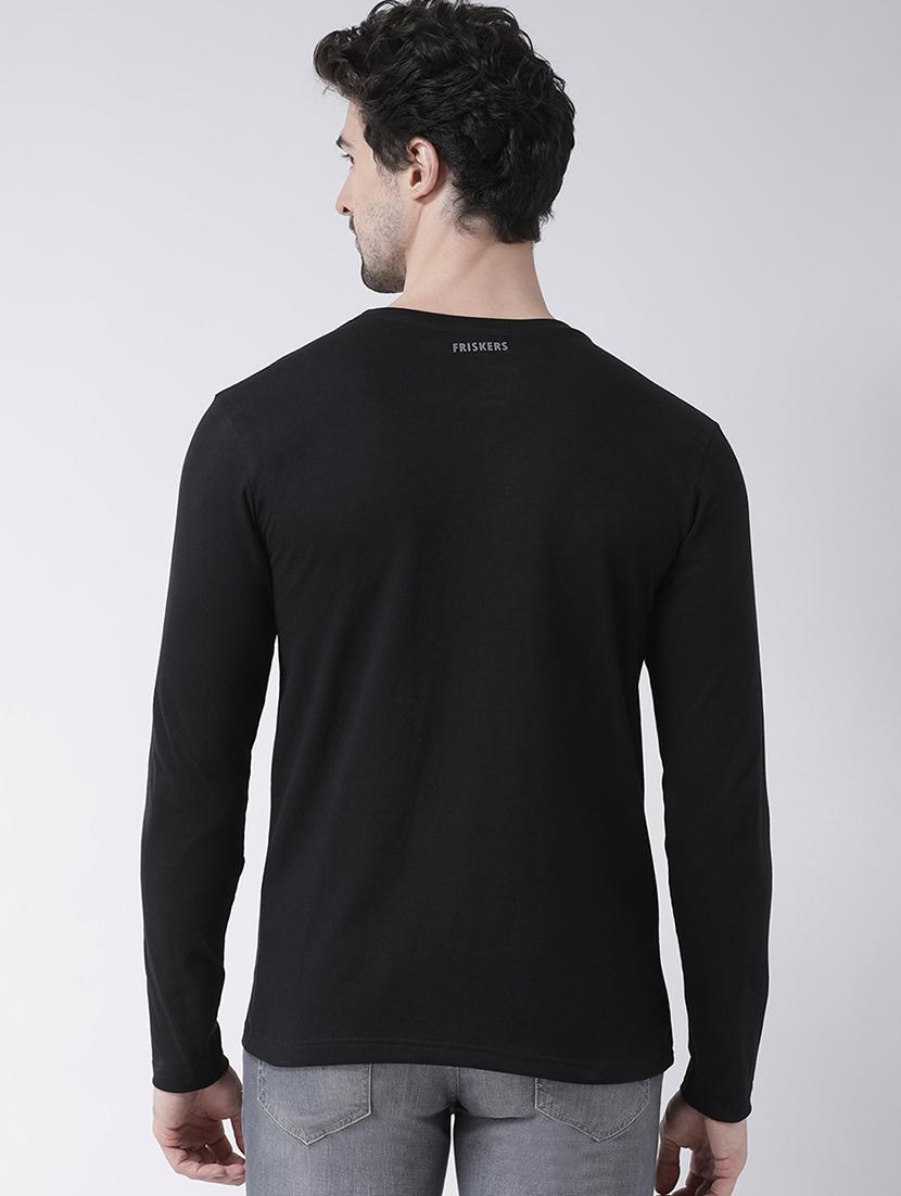 men round neck chest print t-shirt - 20687080 - Standard Image - 2