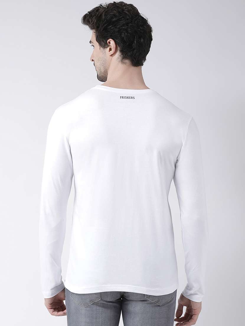 men round neck front print t-shirt - 20687088 - Standard Image - 2