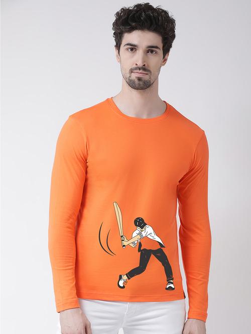 men round neck placement print t-shirt - 20687094 - Standard Image - 0