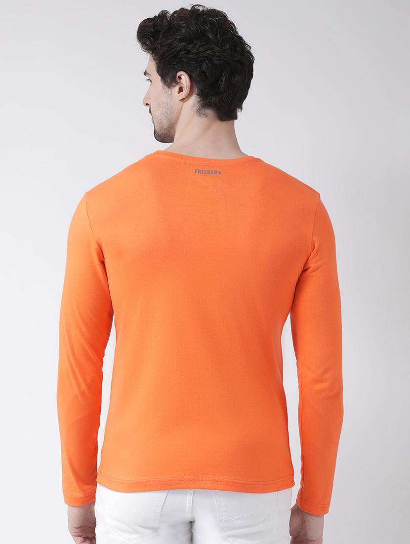 men round neck placement print t-shirt - 20687094 - Standard Image - 2