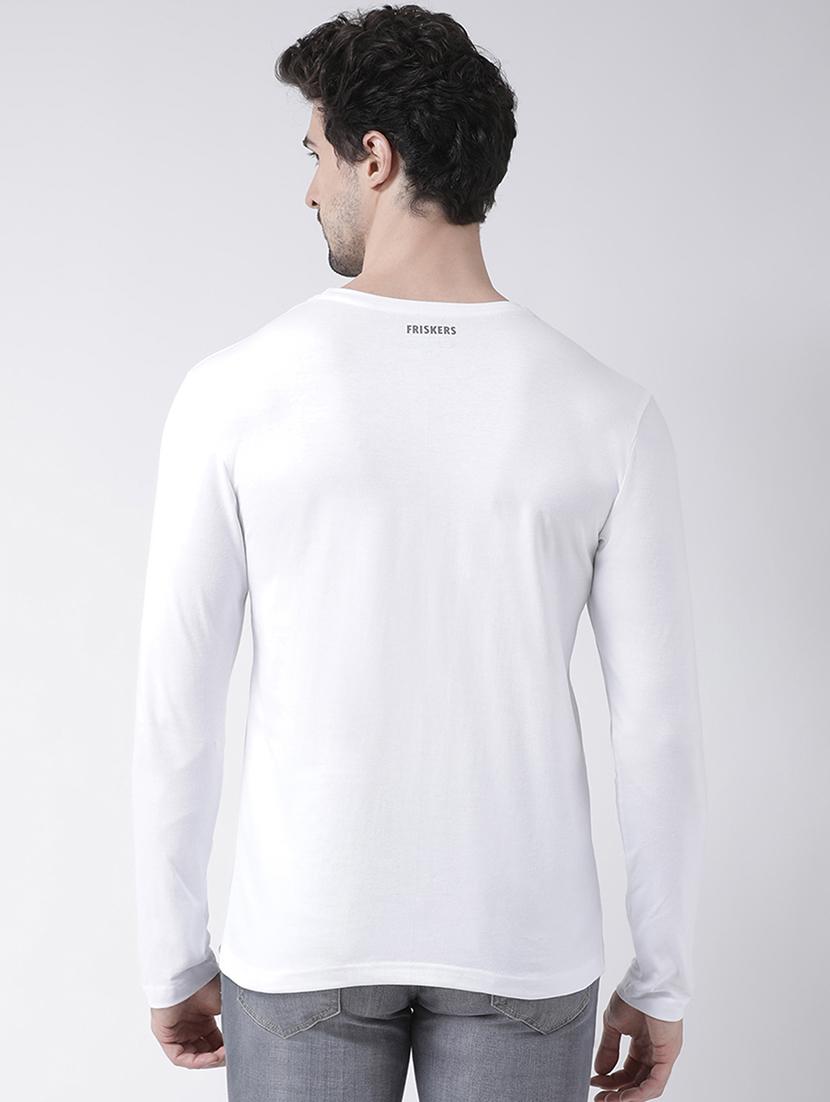 men round neck chest print t-shirt - 20687096 - Standard Image - 2