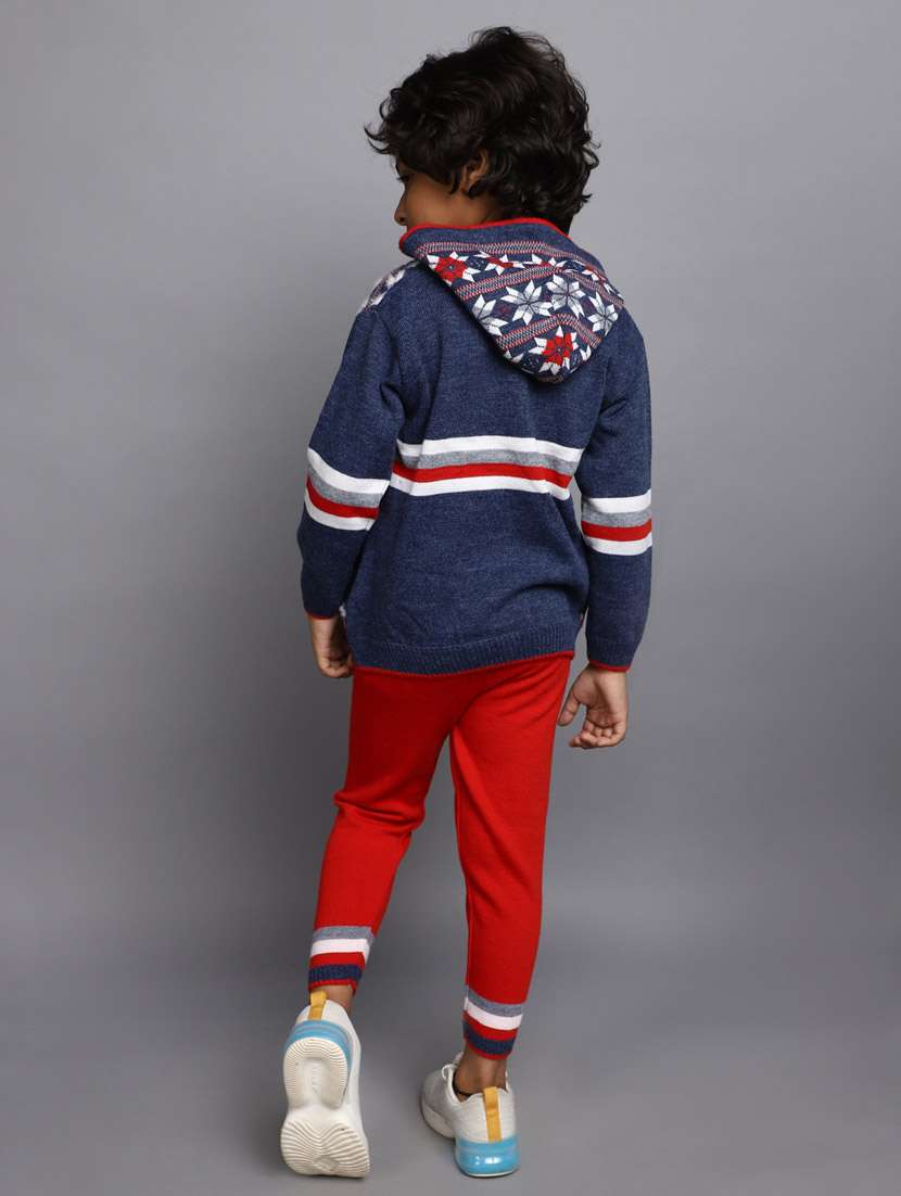 boys wool blend full lenght twin set - 20687553 -  Standard Image - 2