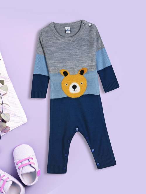 kids wool full sleeve romper - 20687668 -  Standard Image - 0