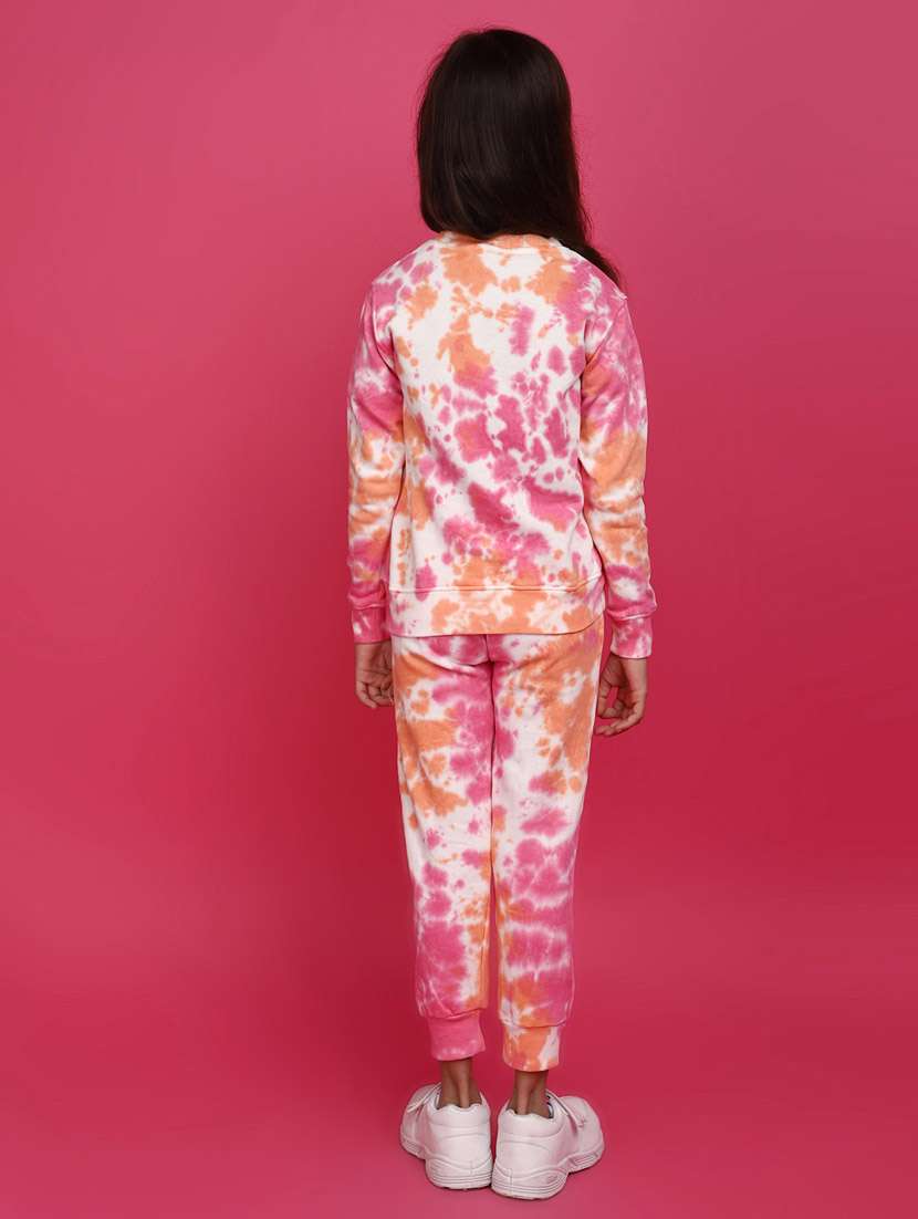 girls tie & dye full lenght twin set - 20687911 -  Standard Image - 2