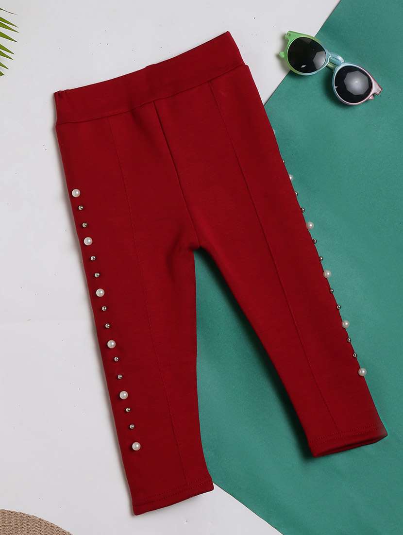 red solids legging