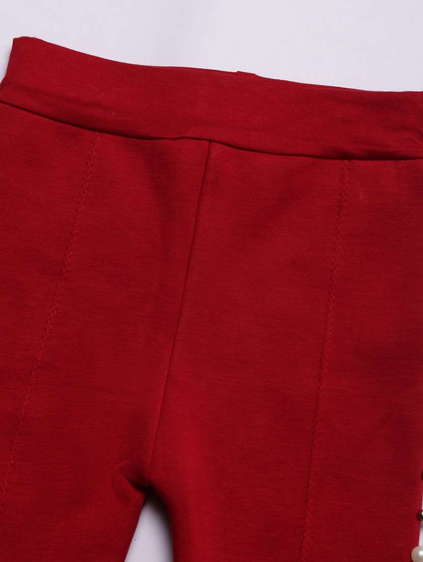 red solids legging - 20687971 - Standard Image - 2
