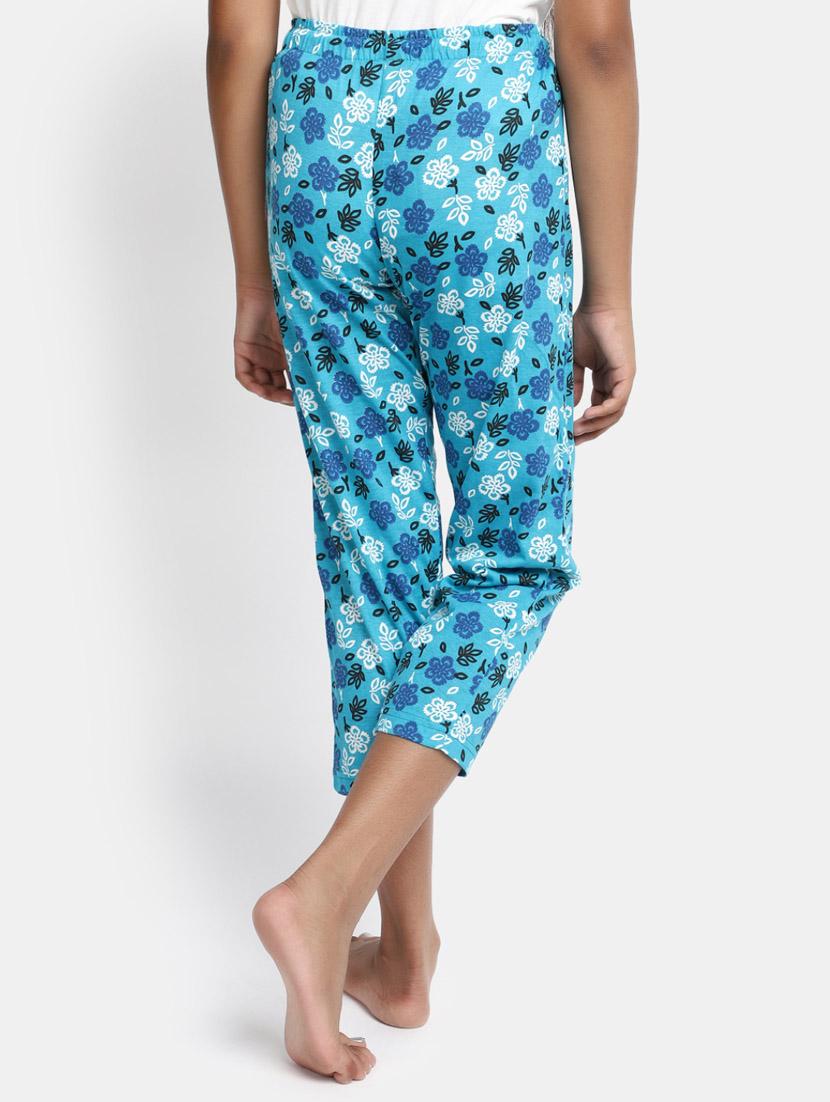 girls mid rise cotton nightwear pyjama - 20687984 - Standard Image - 2