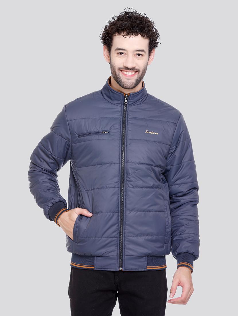 men solid long sleeve reversible jacket - 20688087 - Standard Image - 2