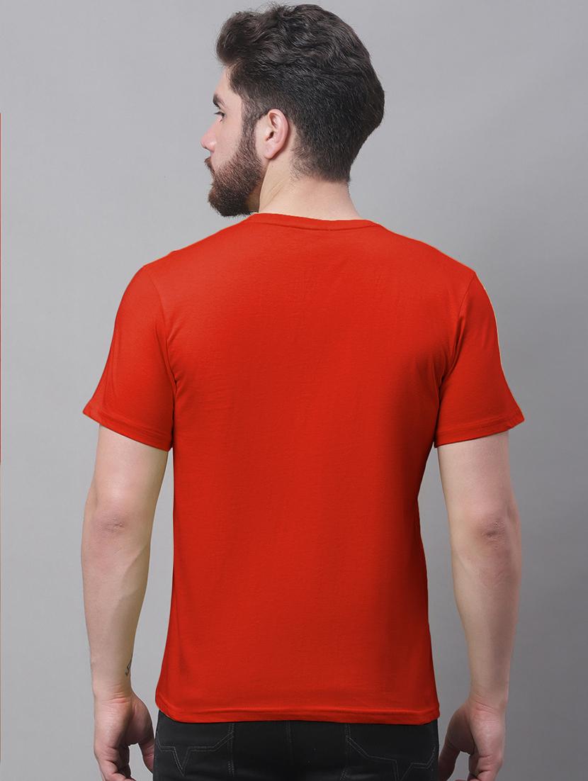 men round neck front print t-shirt - 20688133 - Standard Image - 2