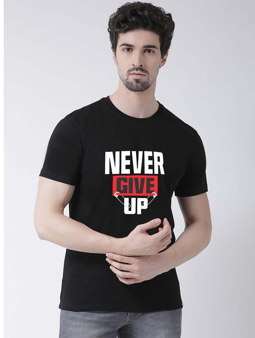 men front print short sleeve t-shirt - 20688136 - Zoom Image - 0
