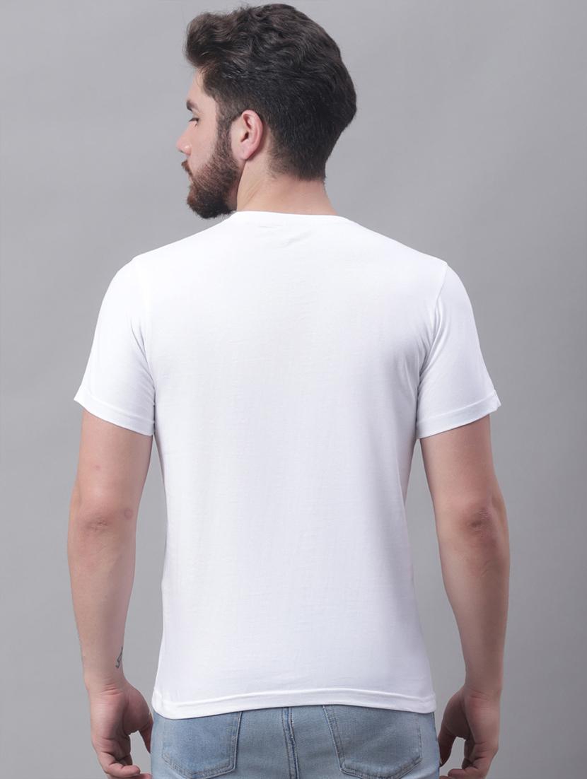 men round neck chest print t-shirt - 20688181 - Standard Image - 2