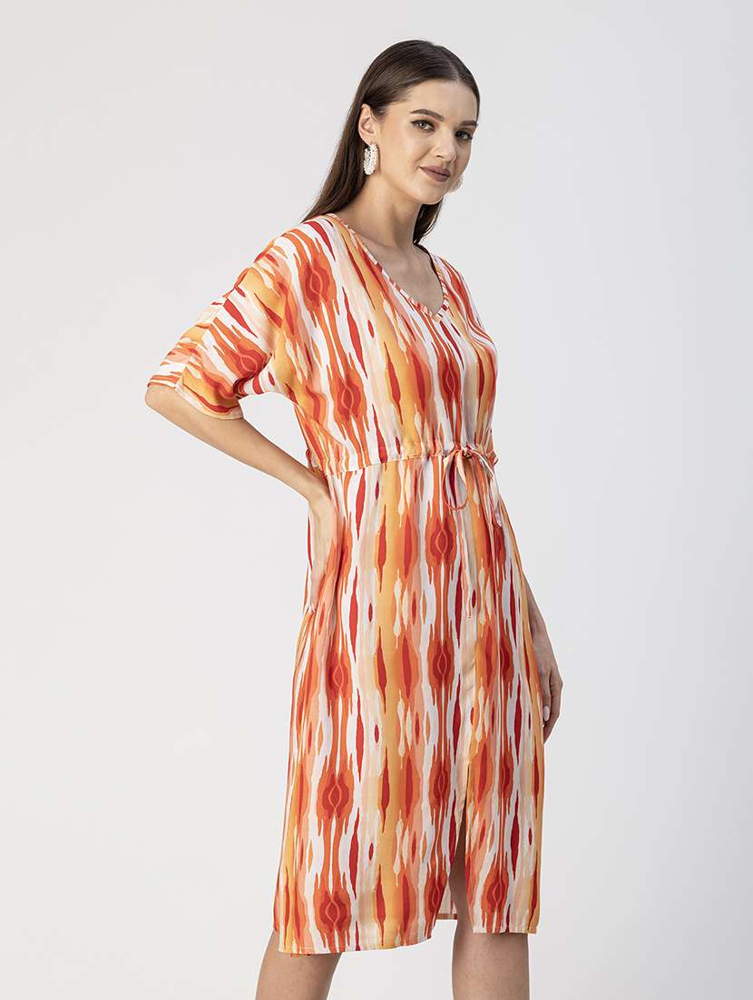 women batwing sleeves a-line dress - 20695423 -  Standard Image - 2