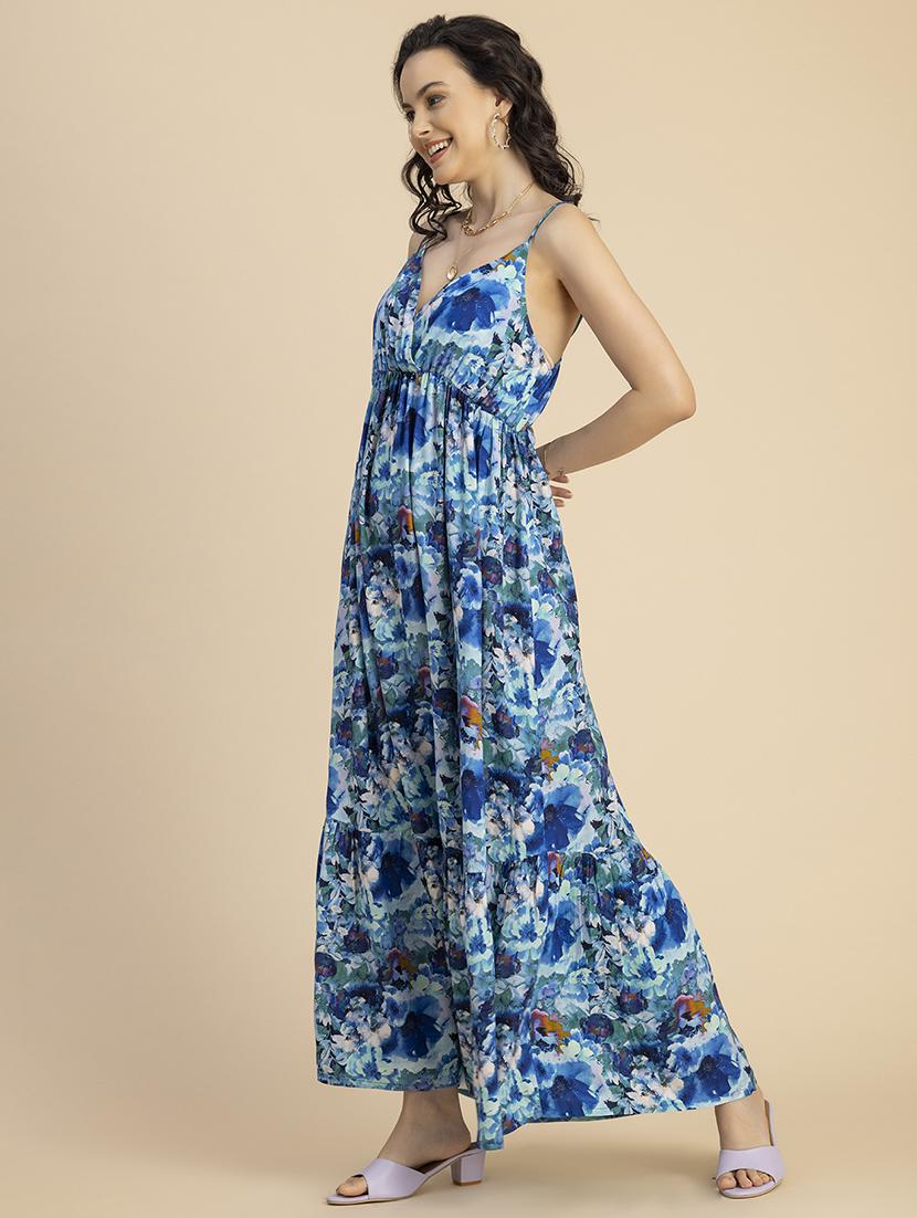 women shoulder strap tiered dress - 20695429 - Standard Image - 2