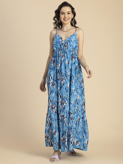 women shoulder strap tiered dress - 20695431 - Standard Image - 0