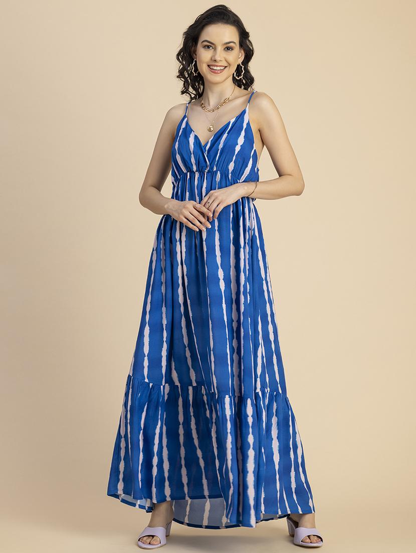 women shoulder strap tiered dress - 20695432 - Zoom Image - 0