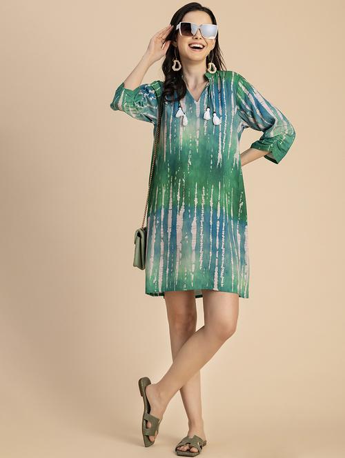women mandarin neck straight dress - 20696257 -  Standard Image - 0