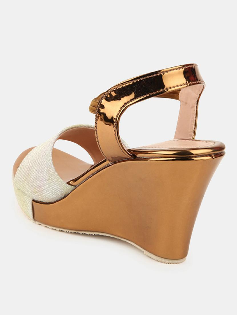 copper pu (polyurethane) sandals - 20701268 - Standard Image - 2