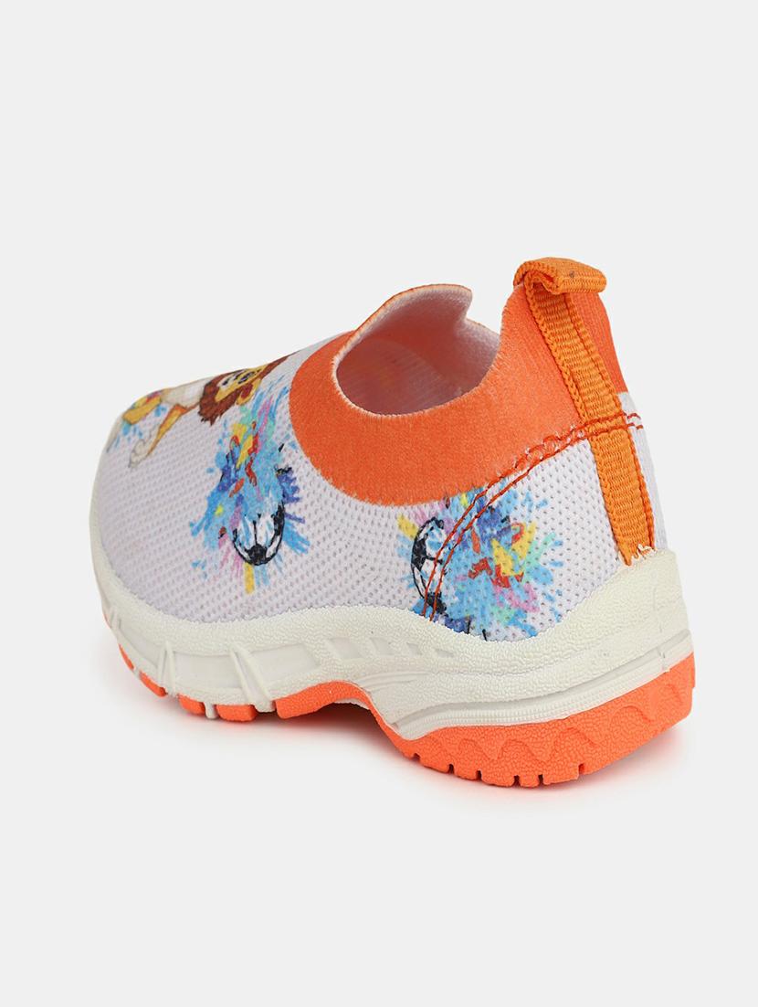orange pu (polyurethane) casual shoes - 20701383 - Standard Image - 2