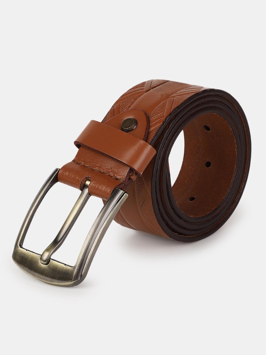 tan leather belt - 20702188 - Standard Image - 2