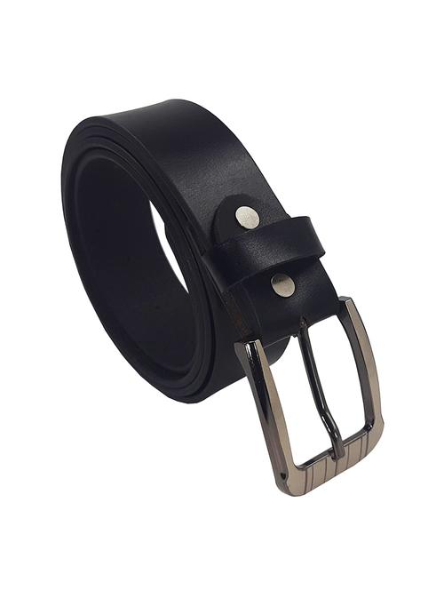 black leather belt - 20703715 - Standard Image - 0