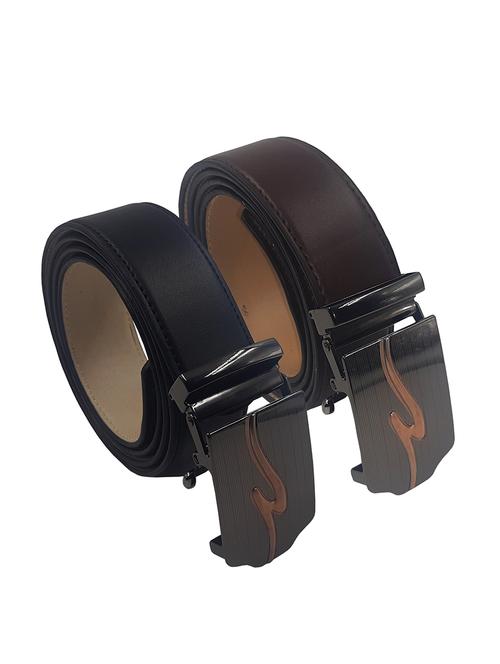 pack of 2 leather belts - 20703734 - Standard Image - 0