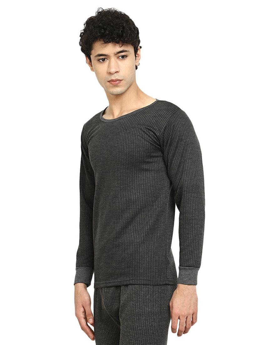 charcoal melange poly cotton thermal set - 20706009 - Standard Image - 2