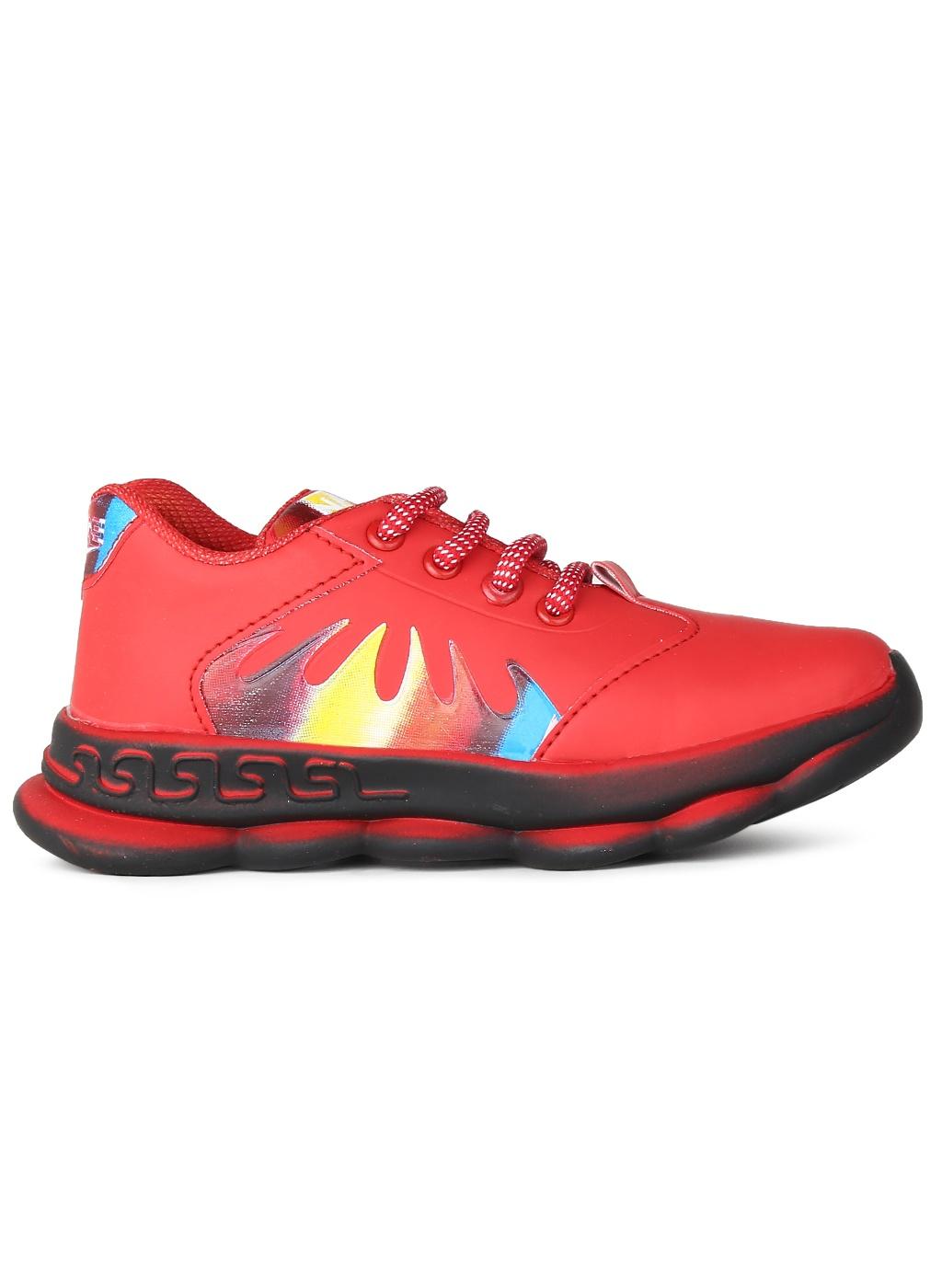 red synthetic casual shoes - 20706235 - Standard Image - 2