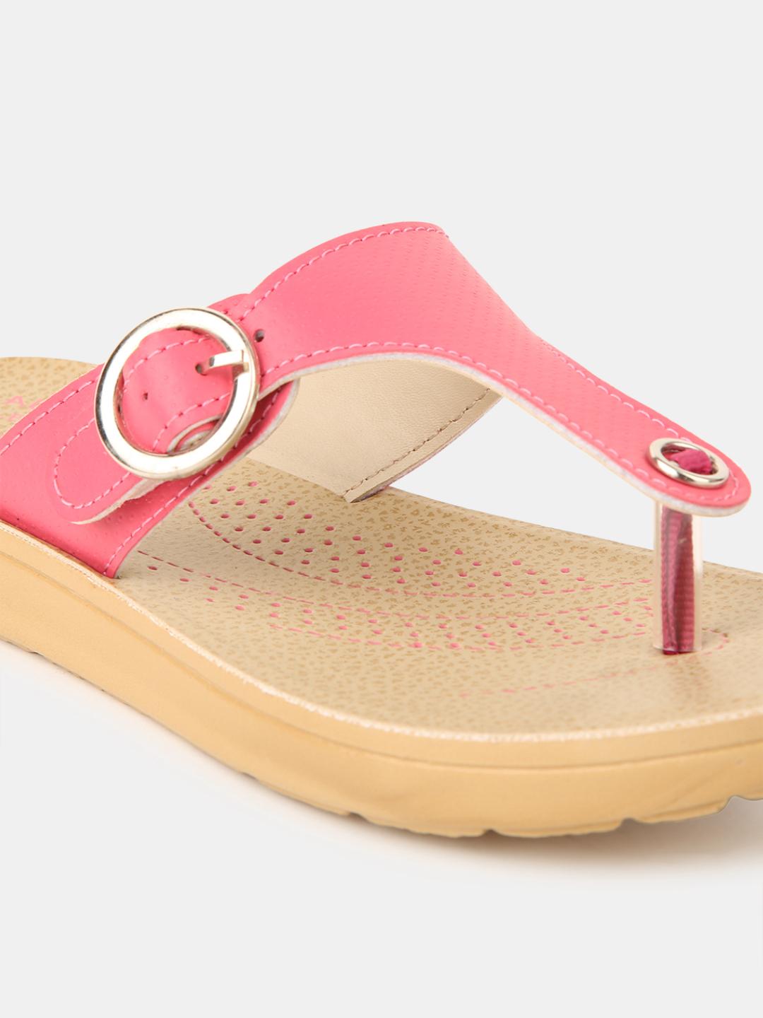 pink synthetic flip flops - 20716211 - Standard Image - 2