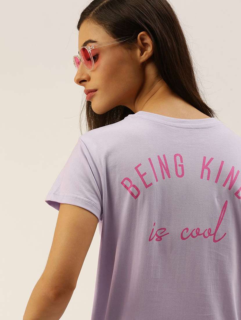 women back print short sleeves t-shirt - 20721393 - Standard Image - 2